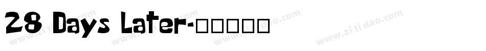 28 Days Later字体转换